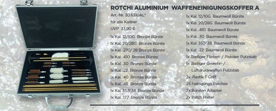 Rotchi Barrel cleaning set A - for all calibres