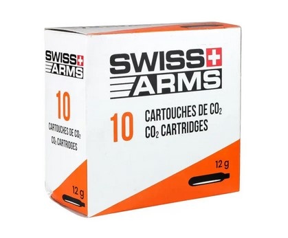 Swiss Arms Co2 Kapsel - 12 Gramm - 10 Stück