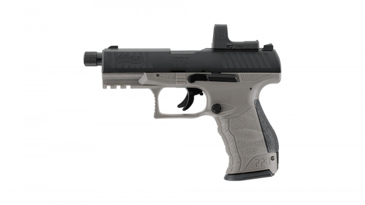 Walther PPQ M2 Q4 TAC  4.6" Combo 4,5 mm (.177) Co2 Diabolo - 3,0 Joule