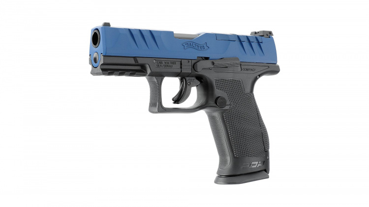 Walther PDP Compact 4" T4E Cal. 43 5.0 julios - corredera azul