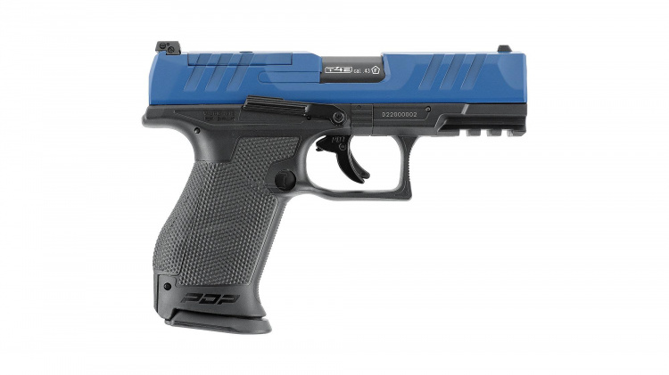 Walther PDP Compact 4" T4E Cal. 43 5,0 Joule - slitta blu
