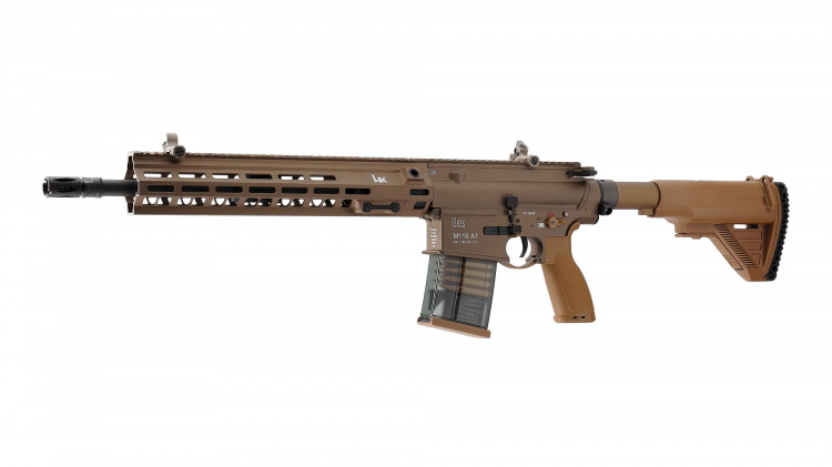 H&K HK M110 A1 S-AEG 2.0 joules - vert-marron