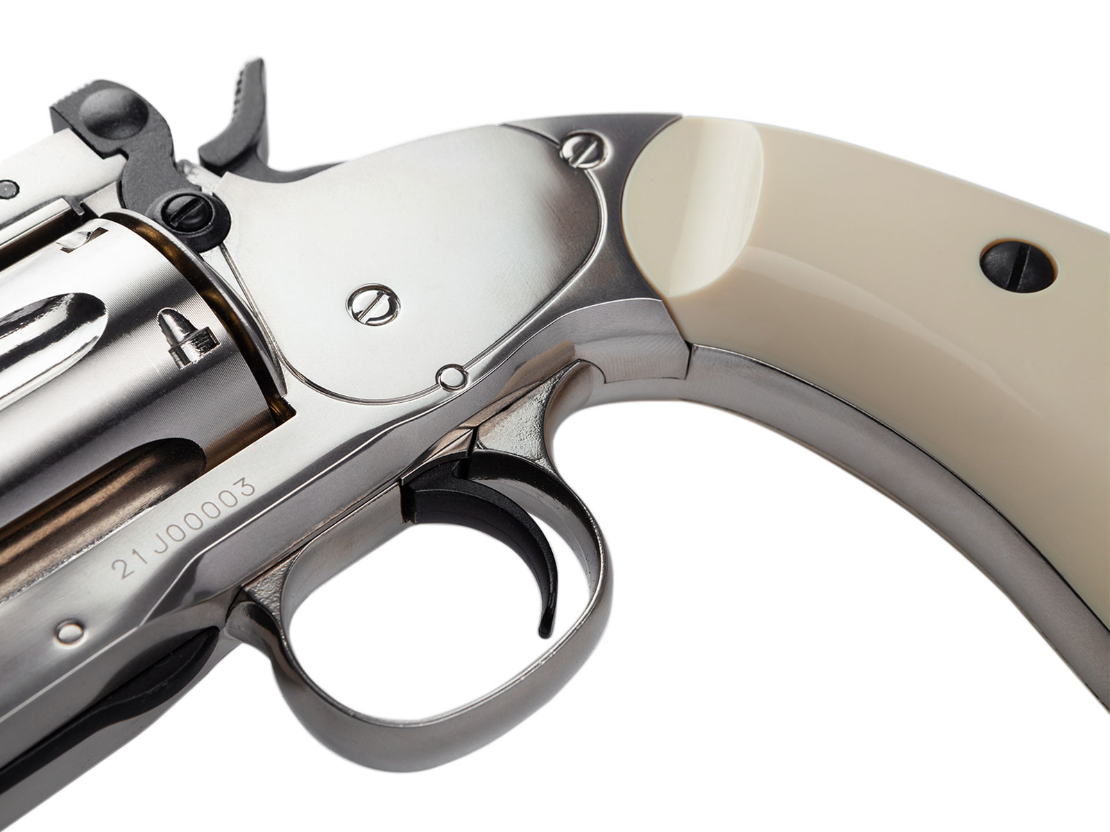 ASG 6 inch Schofield Co2 Revolver 4.5mm (.177) Co2 BB 3.0 Joule - Silver