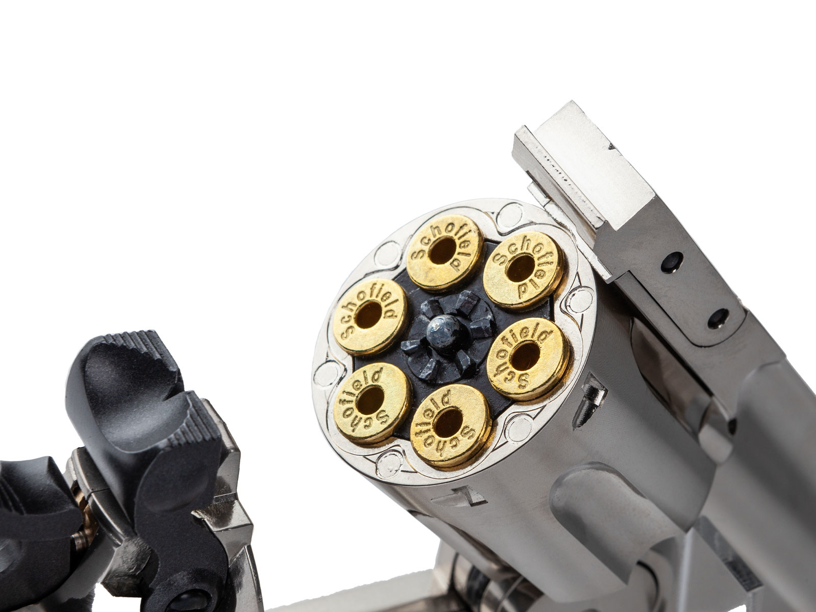 ASG Revolver Schofield Co2 6 pouces 4.5mm (.177) Co2 BB 3.0 Joules - Argent