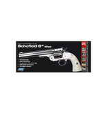 ASG 6 pollici Schofield Co2 Revolver 4.5mm (.177) Co2 BB 3.0 Joule - Argento