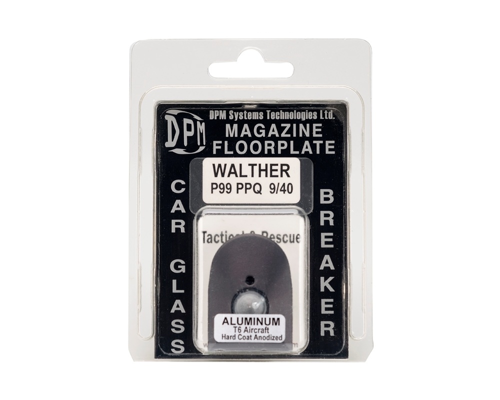 DPM Aluminum magazine floor glass breaker Walther P99 and PPQ