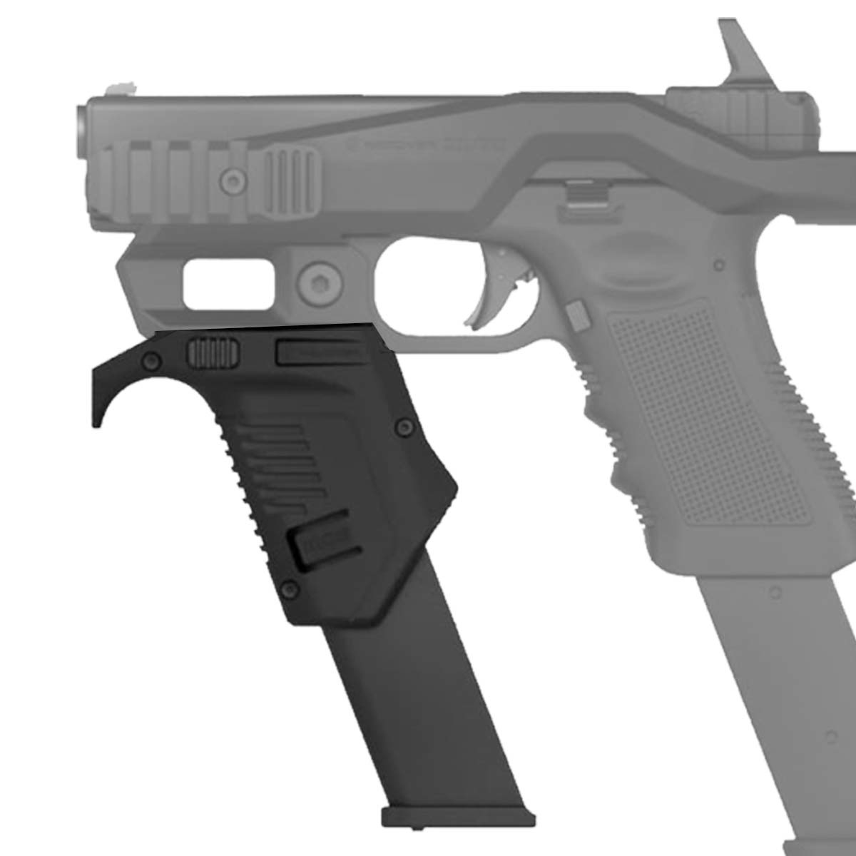Recover Tactical Porta caricatore angolato MG9 per caricatori Glock 9mm/SW40/357