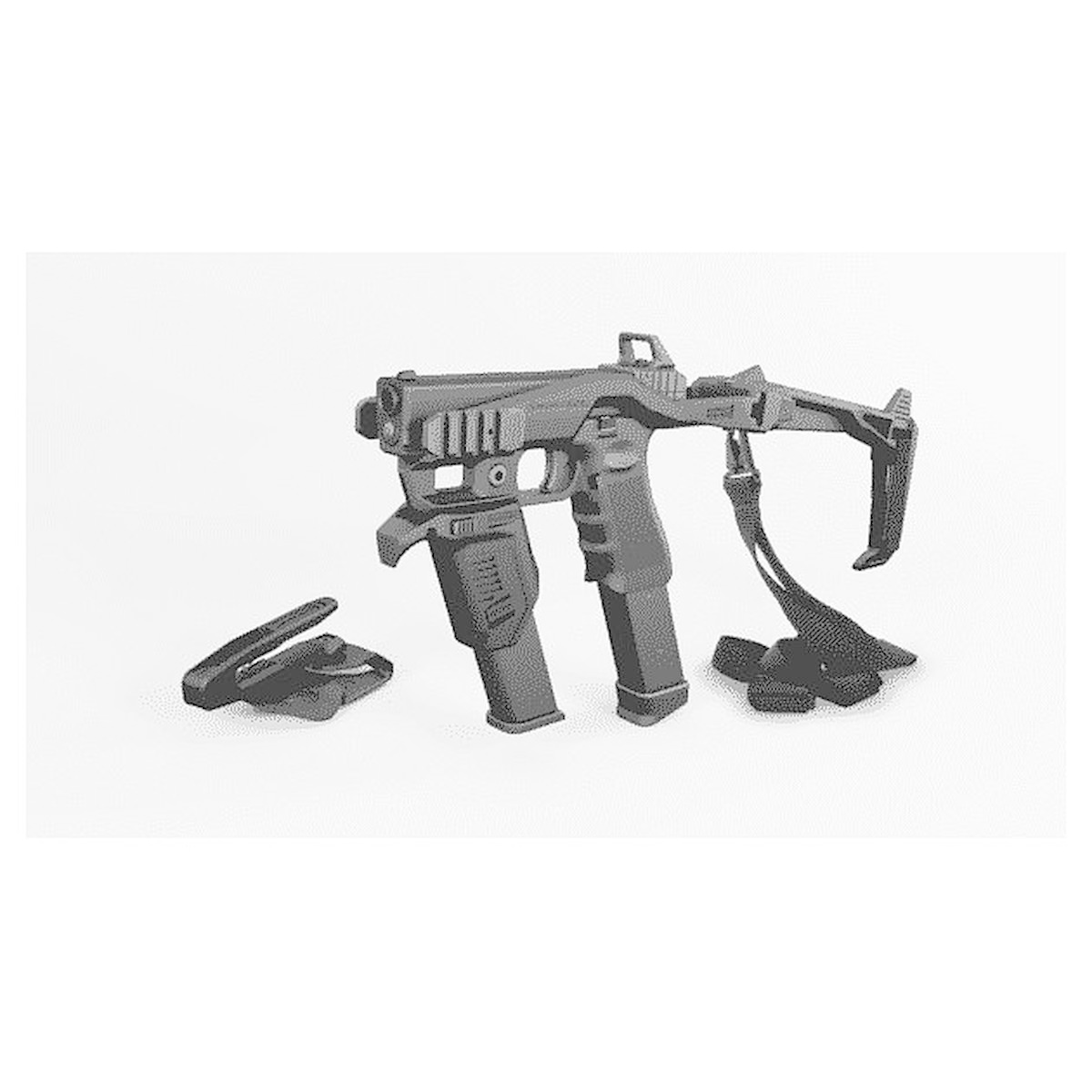 Recover Tactical Pochette de chargeur inclinée MG9 pour chargeurs Glock 9mm/SW40/357