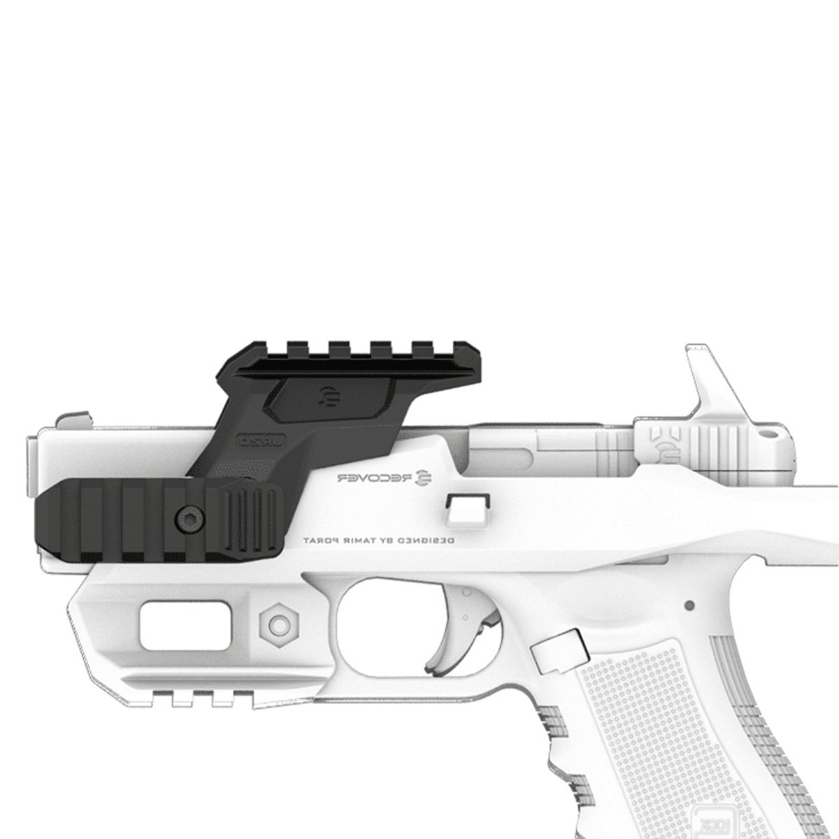 Recover Tactical UR 20 Brace Riel superior para kit de conversión de estabilizador 20/20