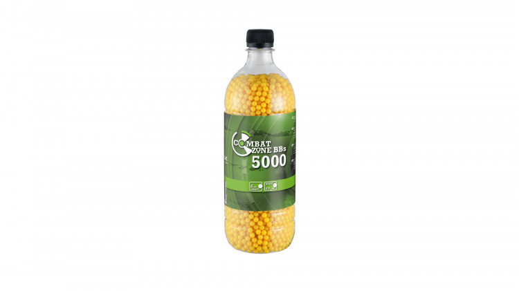 Combat Zone BB 0,12 grammes - 5,000 pièces - jaune