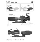 Umarex EPS3 - Red Dot PS22 y lupa triple