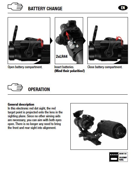 Umarex EPS3 - Red Dot PS22 e ampliador de 3 vezes