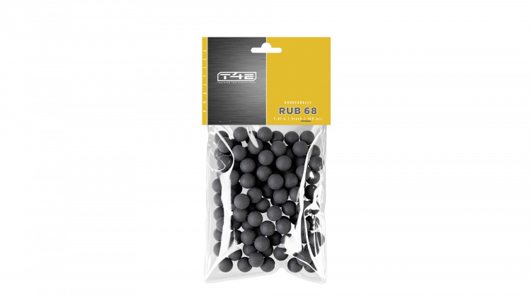 Umarex T4E RB Prac-Series 68 hard rubber balls - cal. 68 - 100 pieces