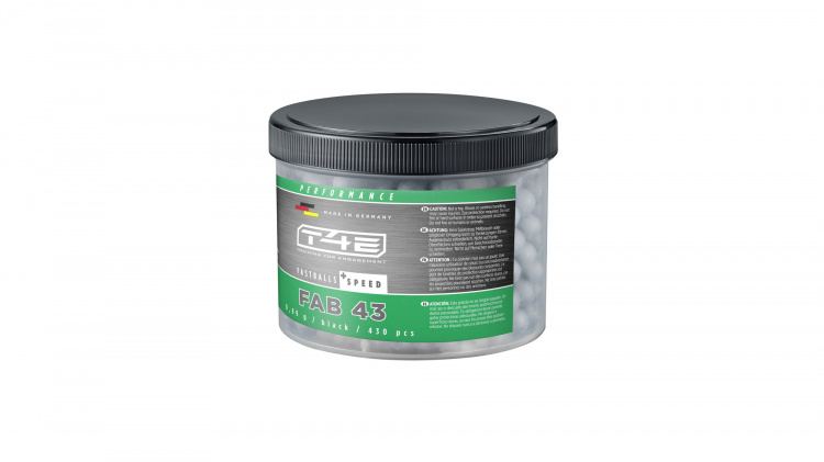 Umarex T4E Performance FAB 43 Bolas rápidas cinza 0,89 g - Cal. 43 - 430 peças