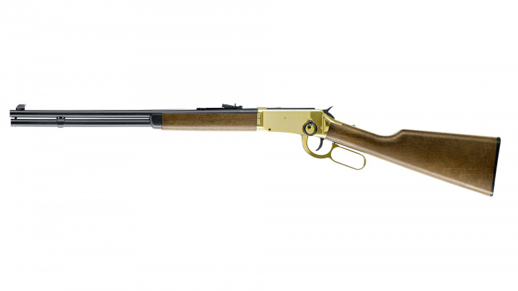 Legends Rifle de cowboy de ação de alavanca 4,5 mm (0,177) Co2 BB - 7,5 Joules