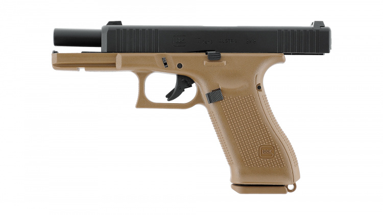 GLOCK G17 Gen 5 GBB Edição Francesa – 1.0 Joule – TAN