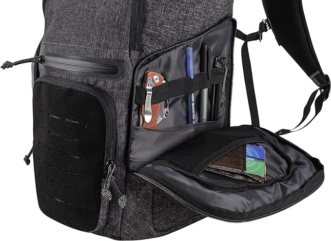 Allen Mochila Tac-Six Command Tactical - Gris Jaspeado