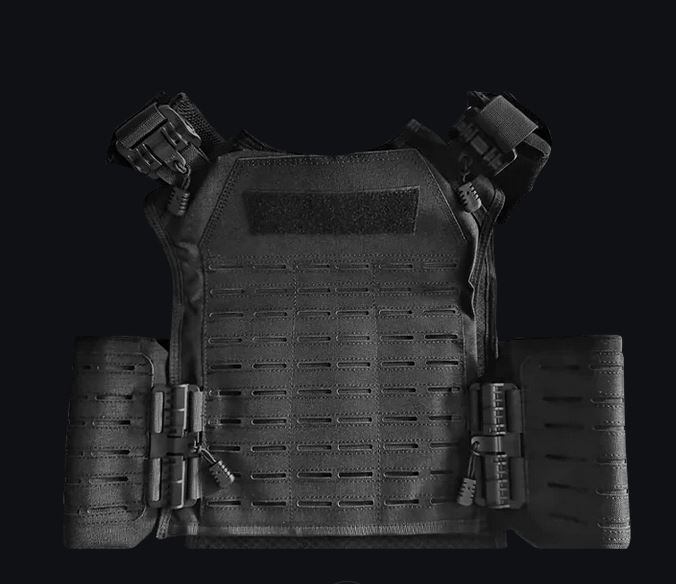 CEST Group Stab protection vest Armor Plate Carrier Lasercut Molle Tactical K3 - BK