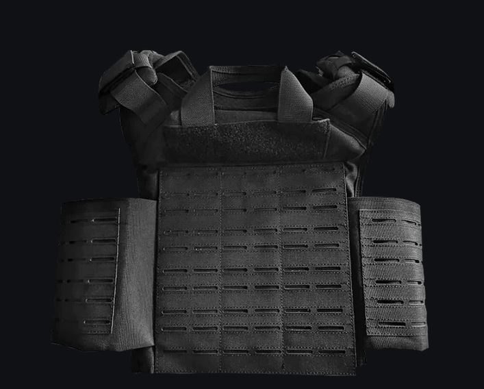 CEST Gilet de protection contre les coups de couteau, porte-plaque d'armure, découpé au Laser Molle tactique K4