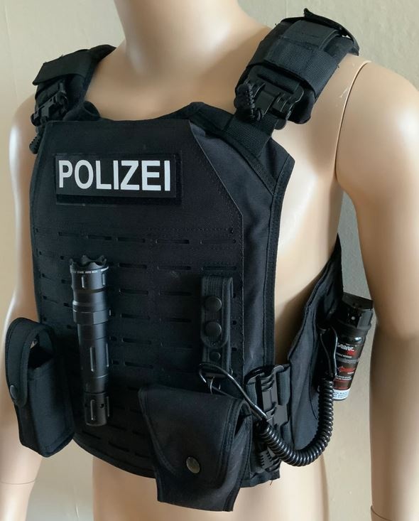 CEST Gilet de protection contre les coups de couteau, porte-plaque d'armure, découpé au Laser Molle tactique K4