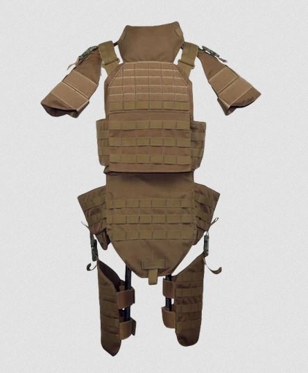 CEST complete ballistic protective suit US NIJ IIIa (up to .44 Mag)