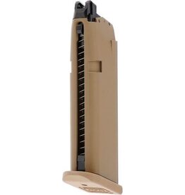 Glock Magazin  für Glock 17 Gen 5 GBB French Edition – TAN