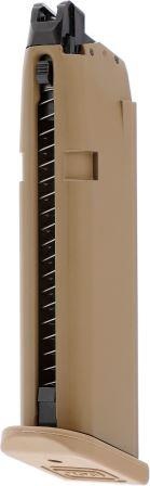 Glock Magazine for Glock 17 Gen 5 GBB French Edition – TAN