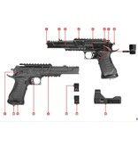 Elite Force Elite Force RaceGun Set Co2 GBB 2.0 Julios - BK