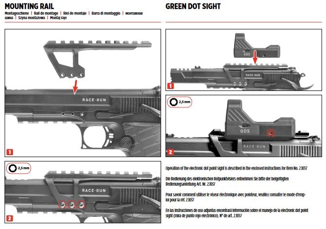 Elite Force Elite Force RaceGun Set Co2 GBB 2,0 Joule - BK