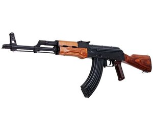 AKM GAS RIFLE 1/1スケール(ジャンク) GHK AKM GBBR 1.34 joules - real wood - DarkBull TrendStore