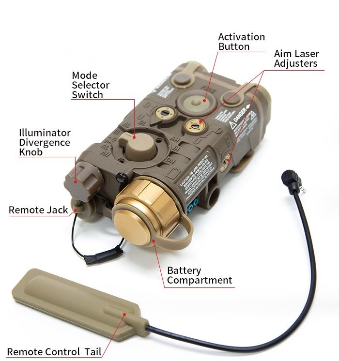 FMA Módulo de luz/laser IR LAB PEQ-15 NGAL