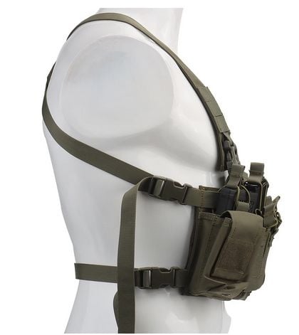 Guerilla Tactical Plate-forme de poitrine tactique D3CRX