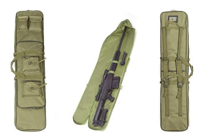 Sac De Tir Tactique Double Fusil - Tissu Oxford 600D, Peut Contenir 2 Carabines - Poches Pour Accessoires, Transport à L'épaule Ou En Sac à Dos