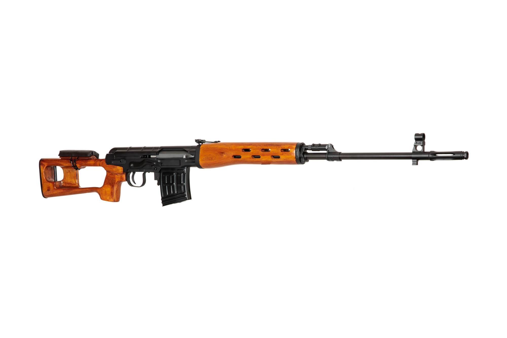 Snow Wolf SW-027 SVD Dragunov Sniper Action Bolt Ressort 1,49 Joules - Bois véritable