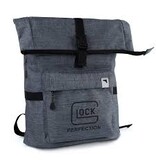 Glock Mochila Perfection estilo Courier com logotipo Glock - cinza