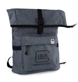 Glock Perfection Rucksack Courier Style mit Glock Logo - Grau