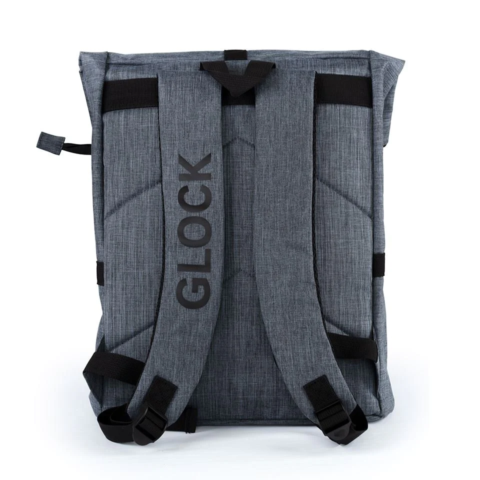 Glock Perfection Sac à dos Courier Style avec logo Glock - Gris