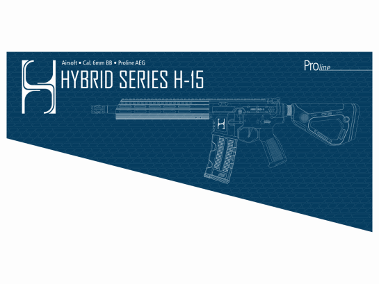 ASG Hera Arms H-15 Hybrid Mosfet ECU Serie 1,49 julios - BK