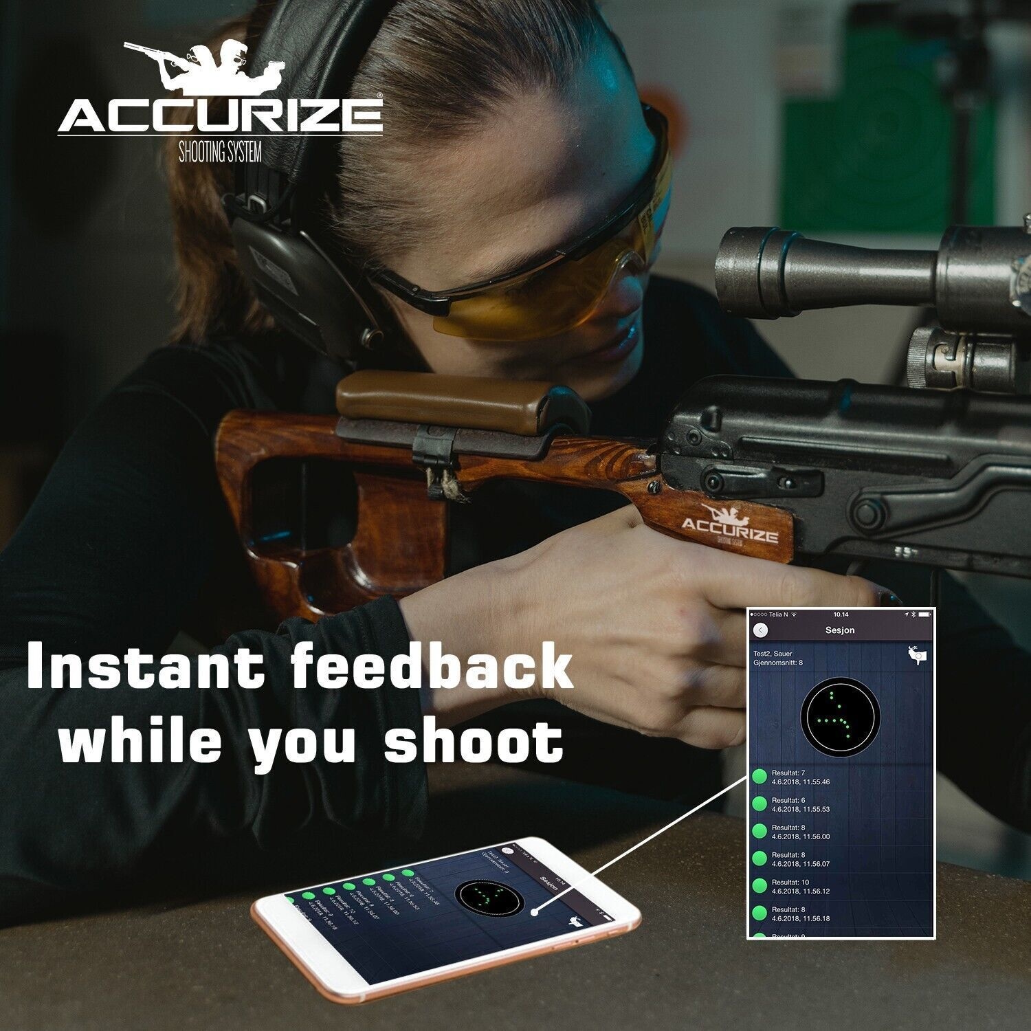 Accurize Laser training indoor shooting system