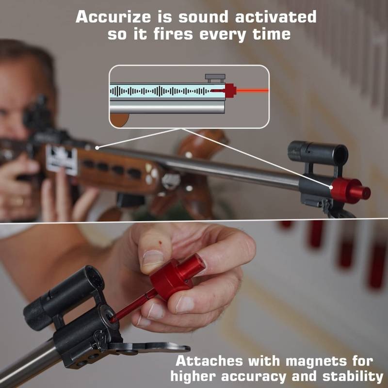 Accurize Akustyczny wkład laserowy 9 mm | 38 Specjalne | 357 MAGAZYNÓW