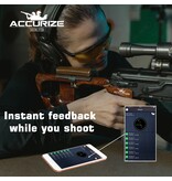 Accurize Pistola alvo para sistema de tiro Accurize - 25M/10M