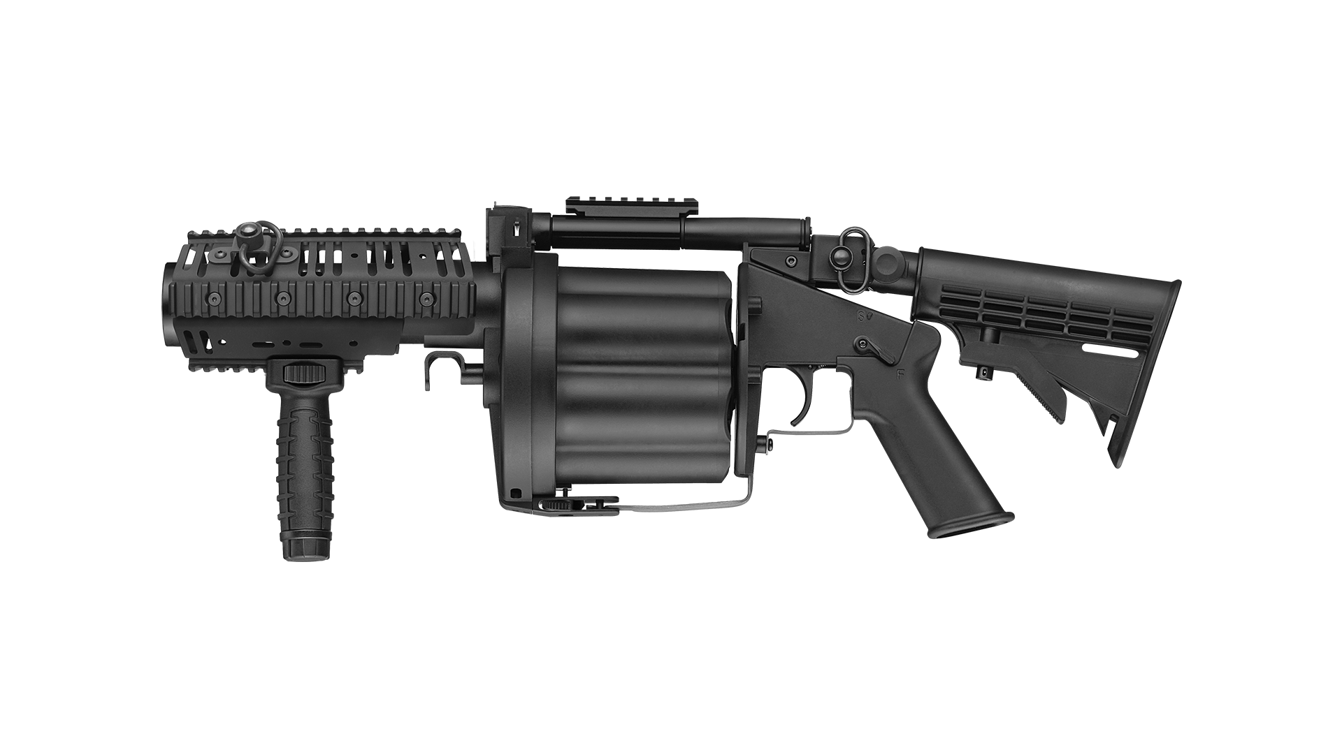 ICS 193 MGL S drum revolver grenade launcher - BK