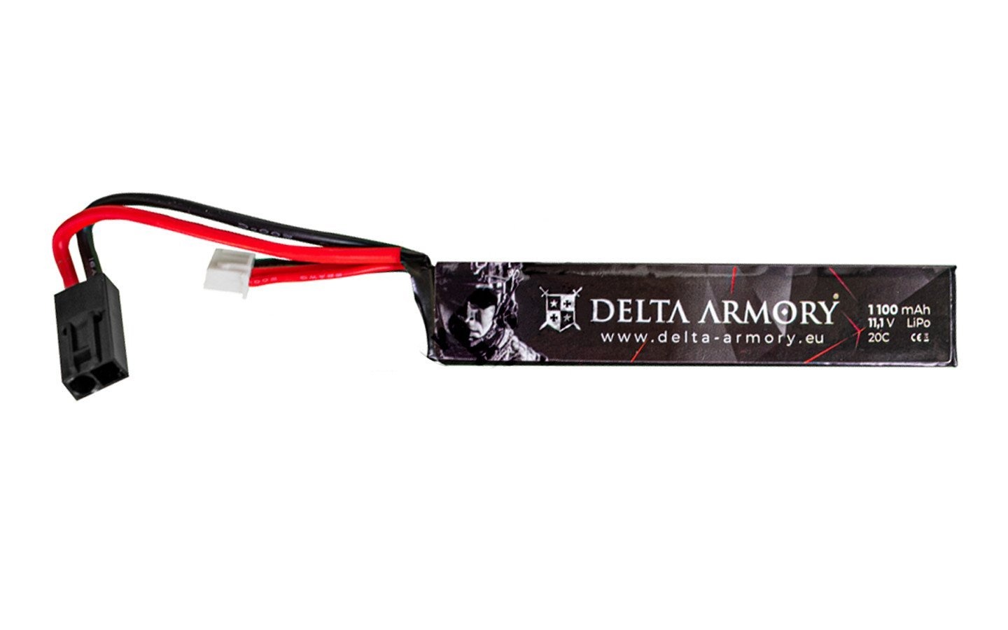 Delta Armory LiPo type stick 11.1V 1100mAh 20/40C - Mini Tamiya