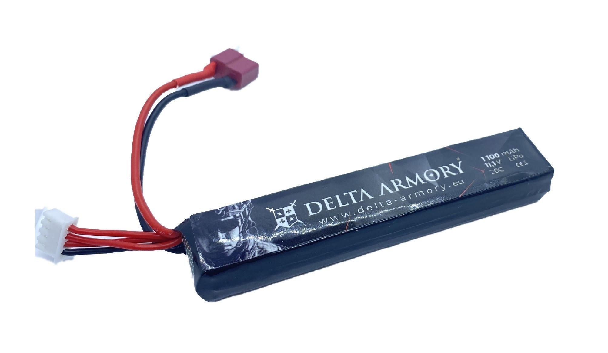 Delta Armory LiPo type stick 11.1V 1100mAh 20/40C - Deans T-plug