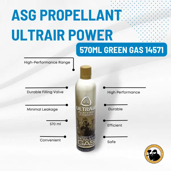 ASG ULTRAIR Power Gas 570ml - 20 pieces