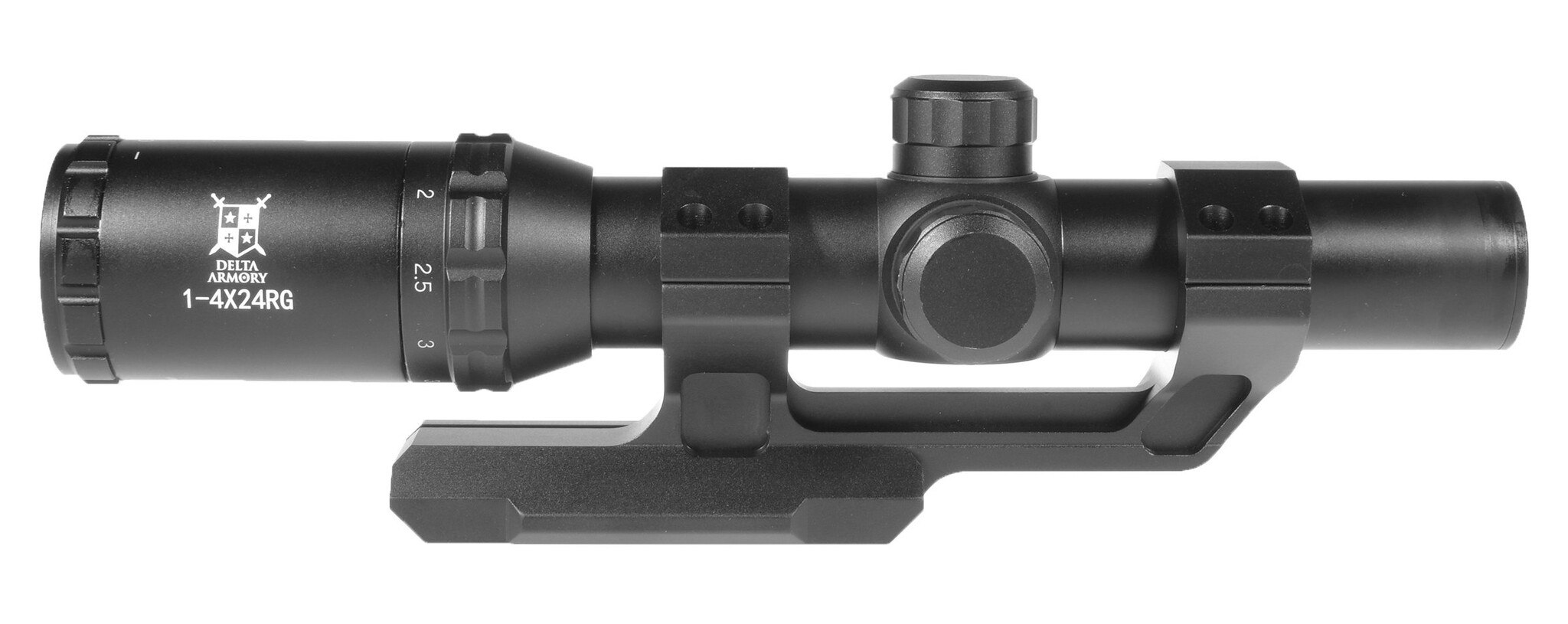 Delta Armory LPVO 1-4x24RG Mil-Dot illuminated rifle scope