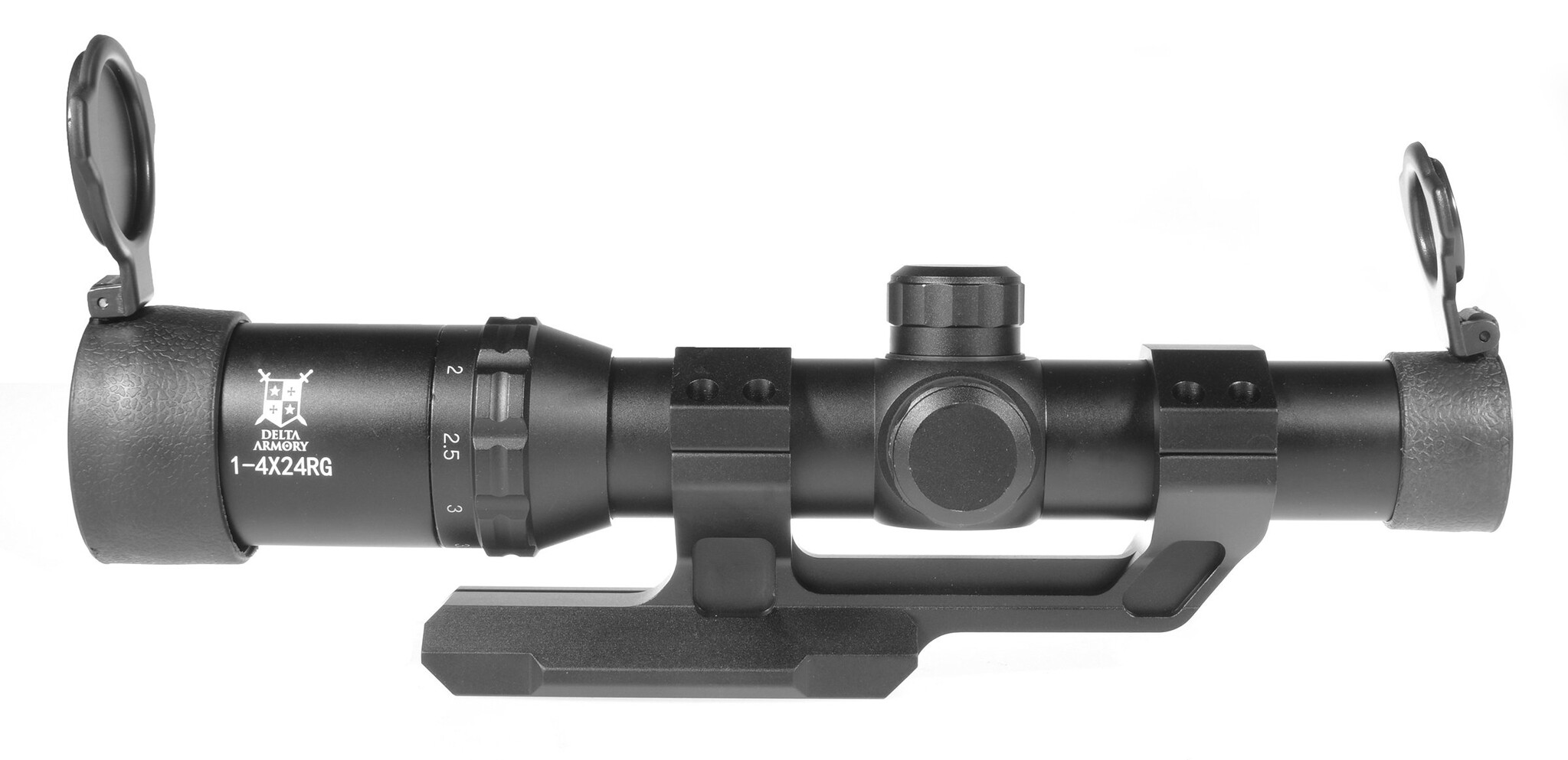 Delta Armory Zielfernrohr LPVO 1-4x24RG Mil-Dot beleuchtet