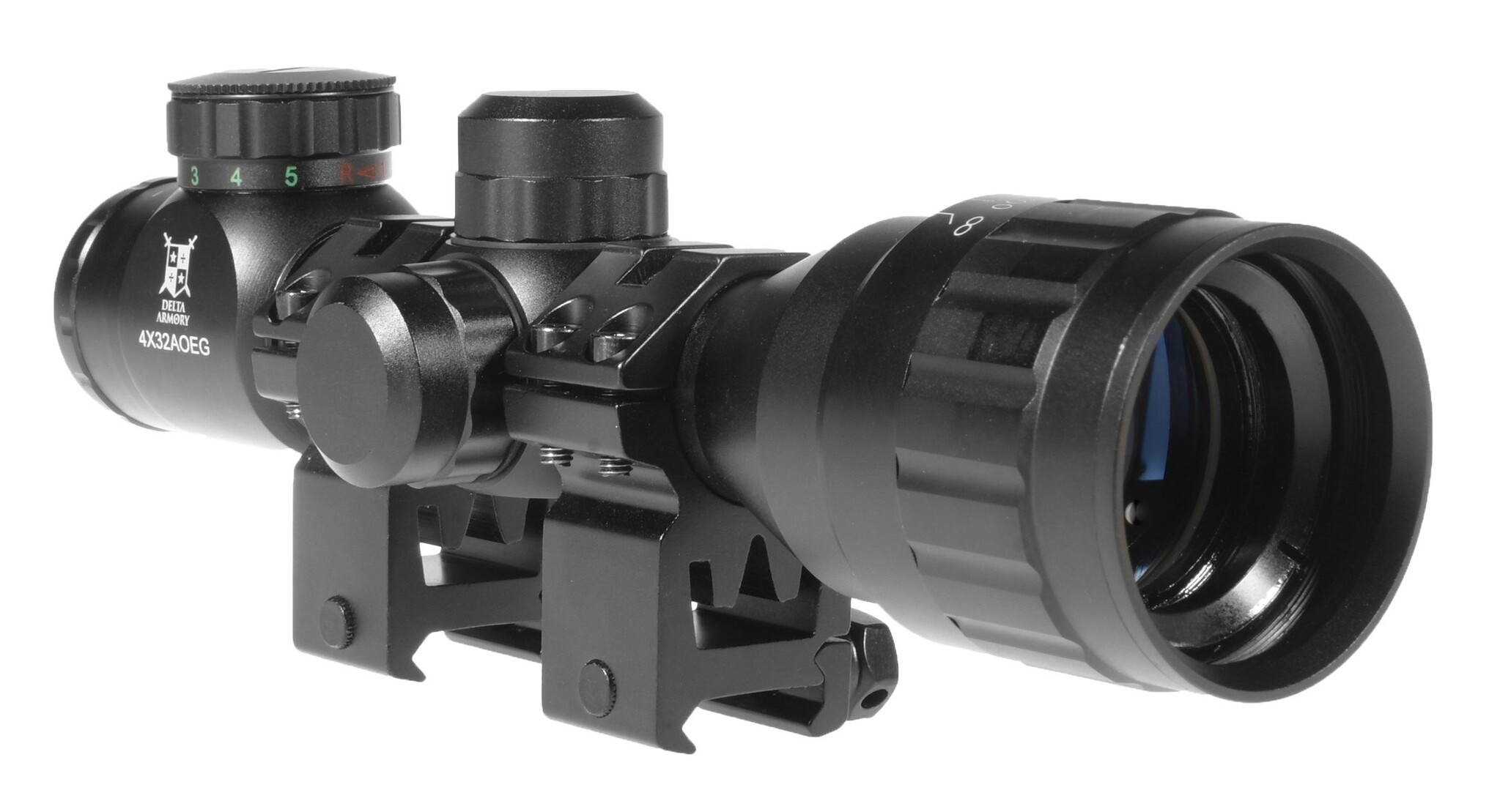 Delta Armory Cannocchiale da puntamento 4x32AOEG Mil-Dot illuminato