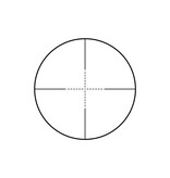 Delta Armory 4x32 rifle scope with 22 mm mounting rings - BK