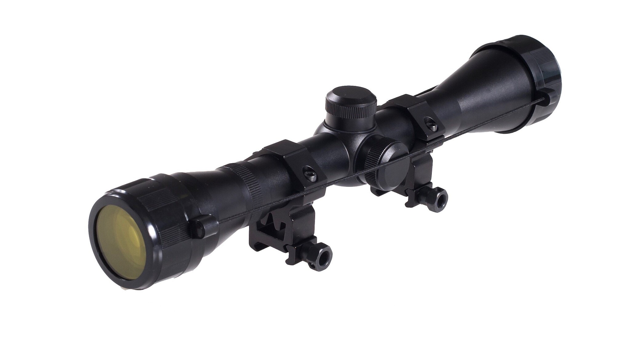 Delta Armory 4x40 rifle scope with mounting rings - BK